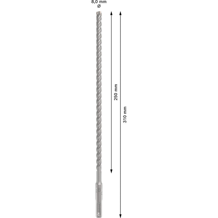 DRILL FOR CONCRETE BOSCH SDS PLUS-5X 8X310