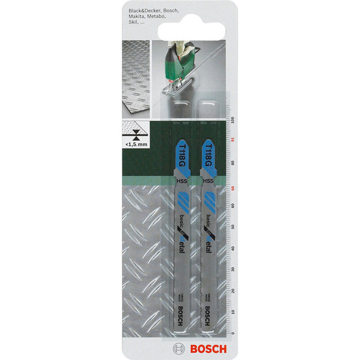 JIG SAW KNIFE 2 PCS. BOSCH T118G