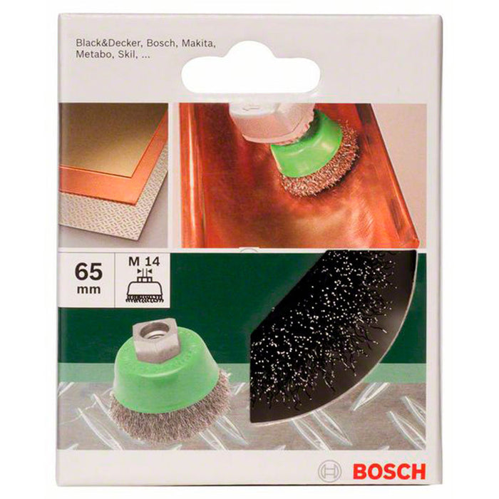 WIRE BRUSH FOR BOSCH ANGLE GRINDER 65 mm