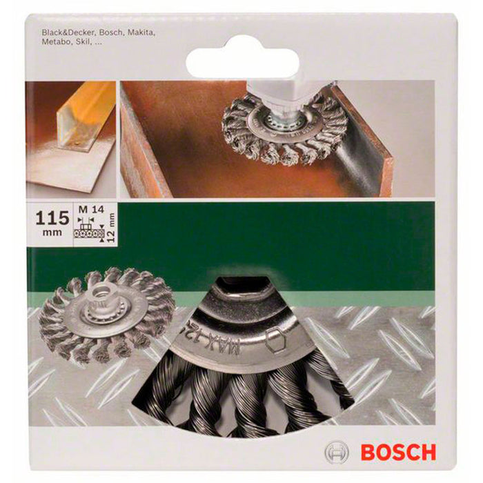 WIRE BRUSH FOR BOSCH ANGLE GRINDER 115 mm