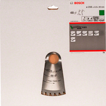 BOSCH CIRC. DISC OPTILINE 216X3 BOSCH