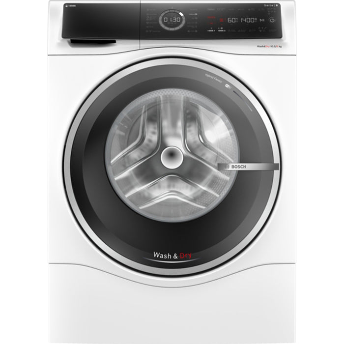 Washing machine with dryer BOSCH WNC254A0BY, 10.5/6 kg, i-DOS, 1400 rpm.