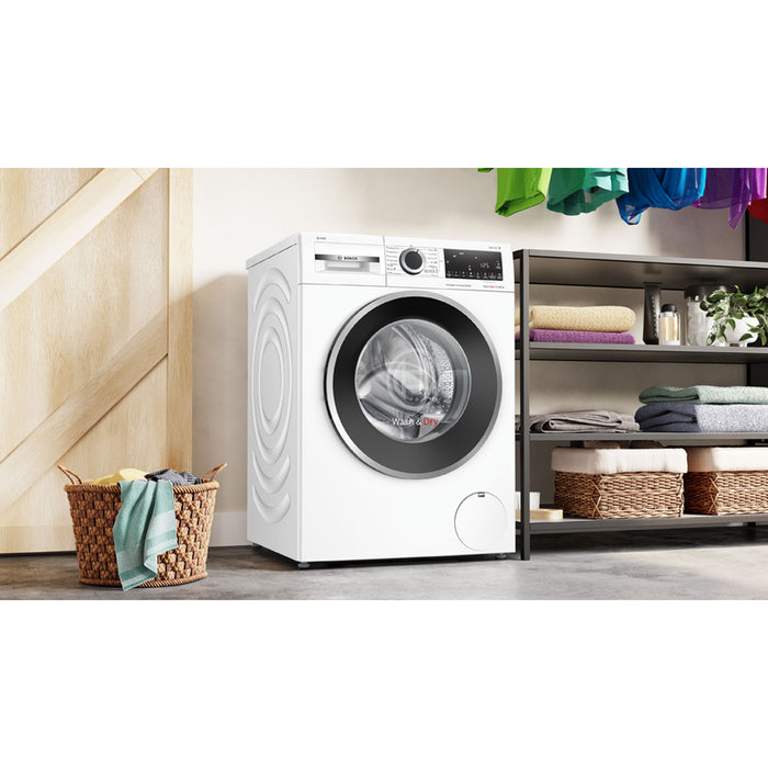 Washing machine with dryer BOSCH WNG254A0BY, 10.5/6 kg, 1400 rpm.