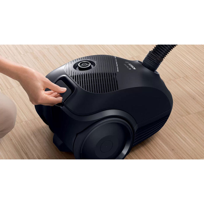 Bosch BGBS2BA2, Vacuum cleaner with bag 3.5 l, Series 2, 600W, 80 dB(A), black