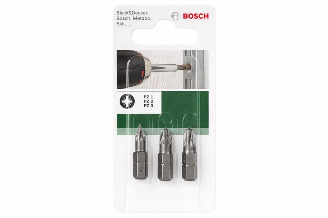 BITS PZX25MM 3PCS BOSCH