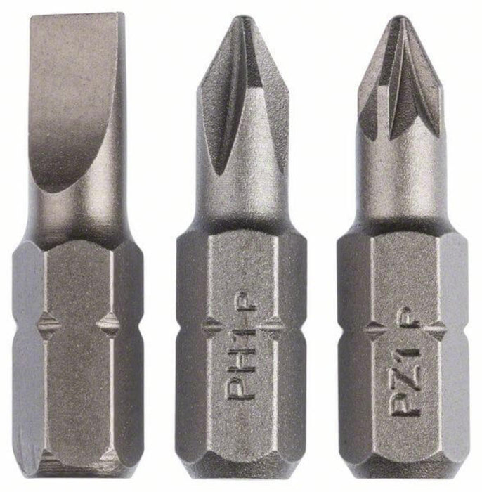 BITS LS/PH/PZX25MM 3PCS BOSCH