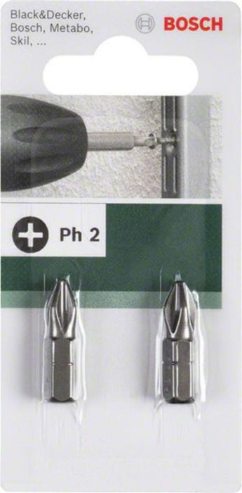 BITS PH3X25MM 2PCS BOSCH