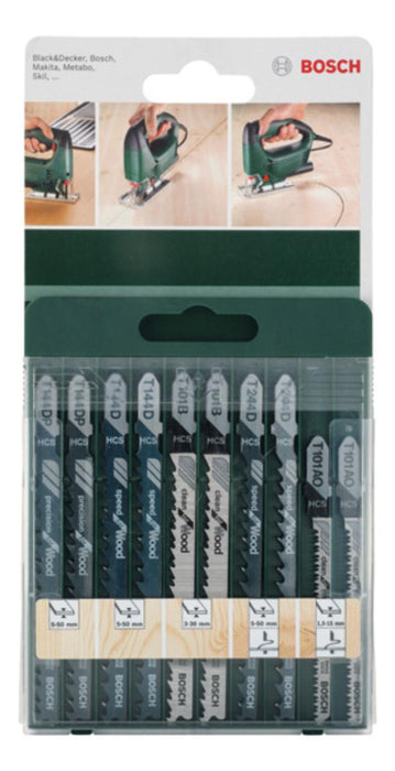 KNIVES T-GRIP 10 NUMBERS OF WOOD