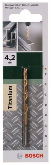 DRILL BOSCH HSS-TIN 4.2/43/75 MM