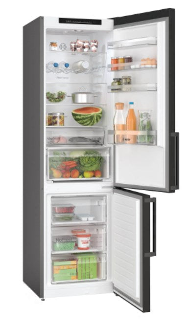 Bosch Serie 4 KGN39VXBT fridge-freezer Freestanding 363 L B Dark Inox