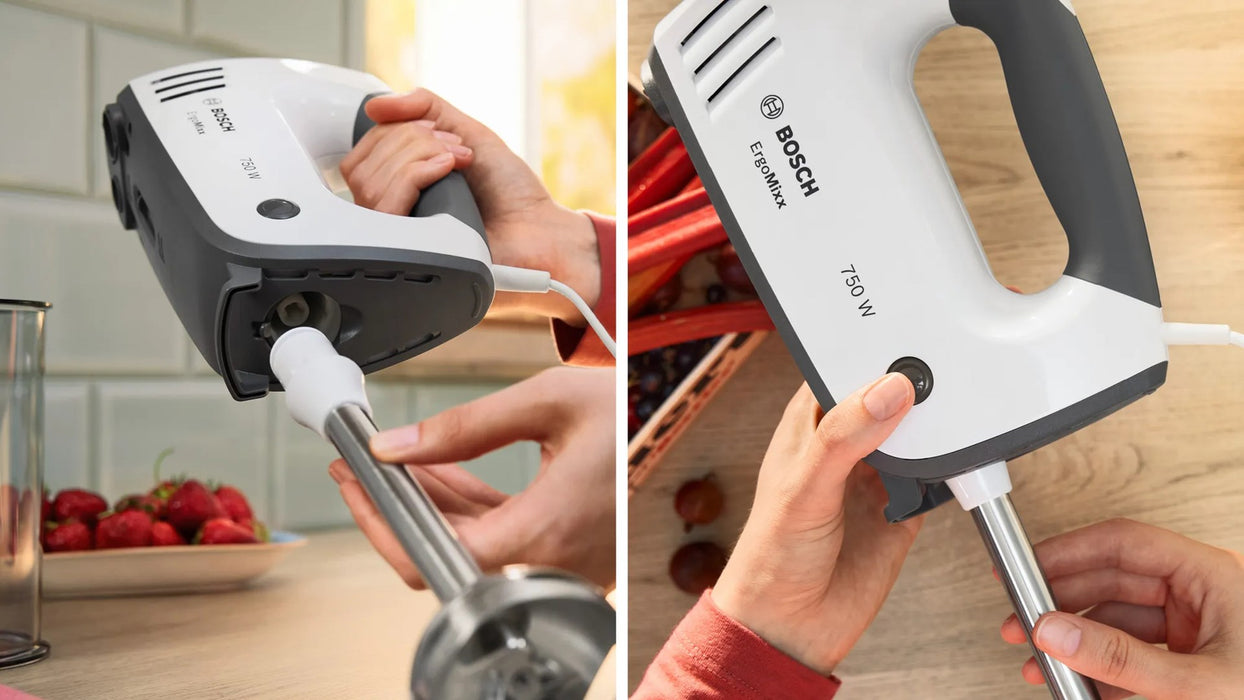 Bosch MFQ37470 Hand mixer 750 W Black, White