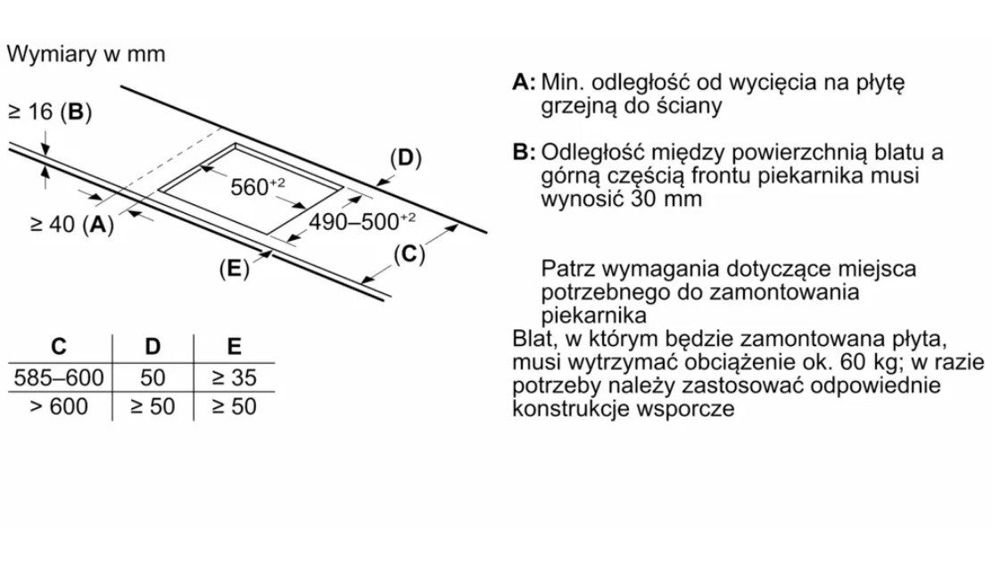 BOSCH induction hob PVQ61CHB1E mat