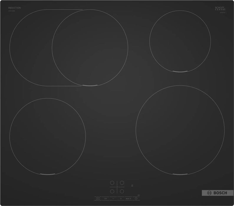 Bosch PIF61ABB5E hob Black Built-in 60 cm Zone induction hob 4 zone(s)