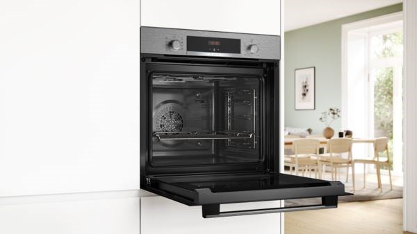 Bosch Serie 4 HBA514BS3 oven 71 L 3400 W Black, Stainless steel