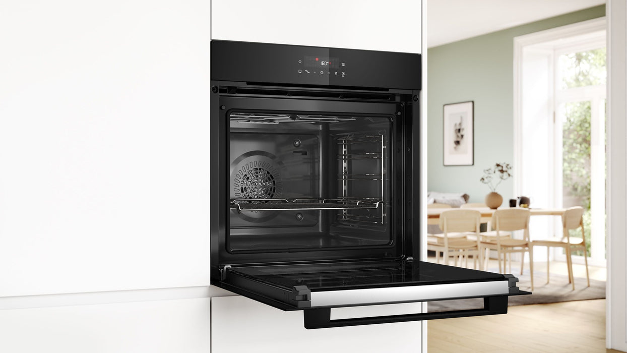 BOSCH Serie 2 HBA571BB4 oven 71 L 3600 W Black + BOSCH HEZ538000 guide rail