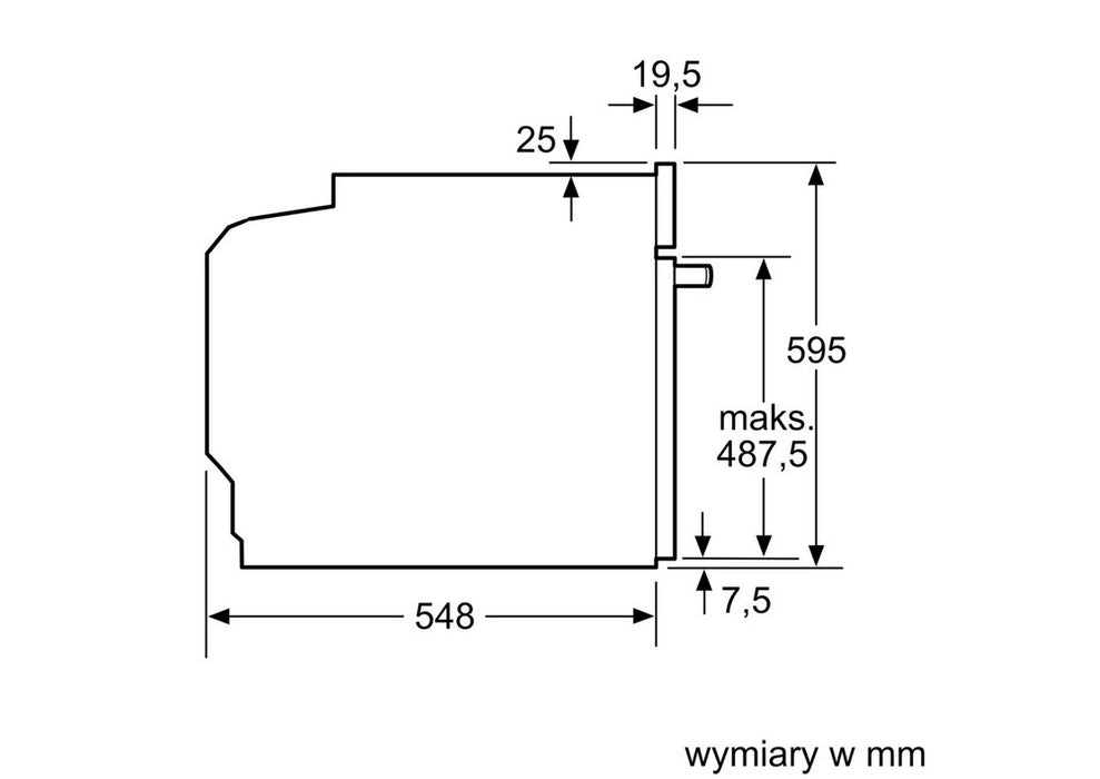 Bosch Serie 6 HBG537FB4 oven 71 L A Black
