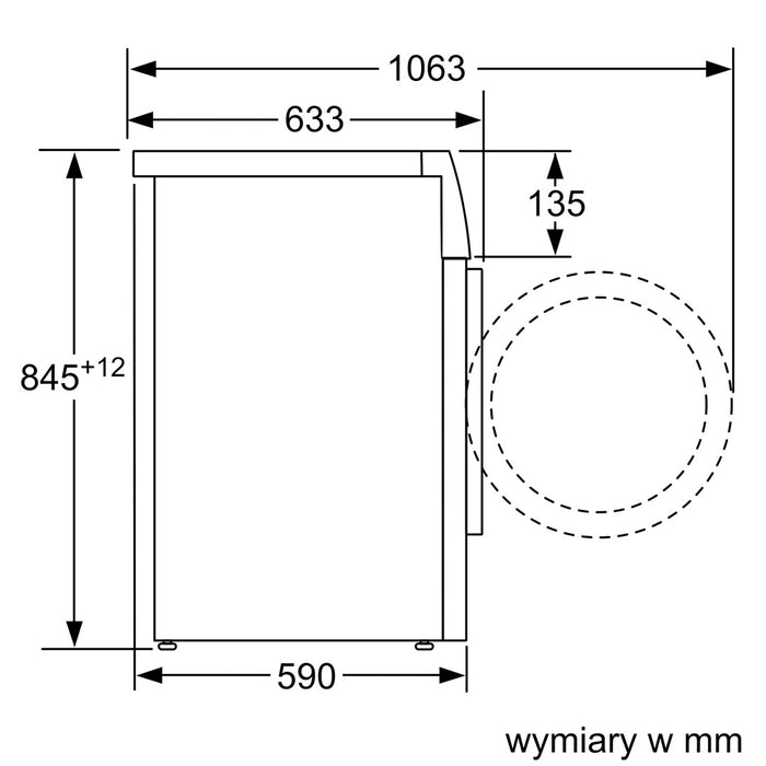 Bosch WAN2813APL Series 4 Front-loading washing machine 8 kg 1400 rpm White