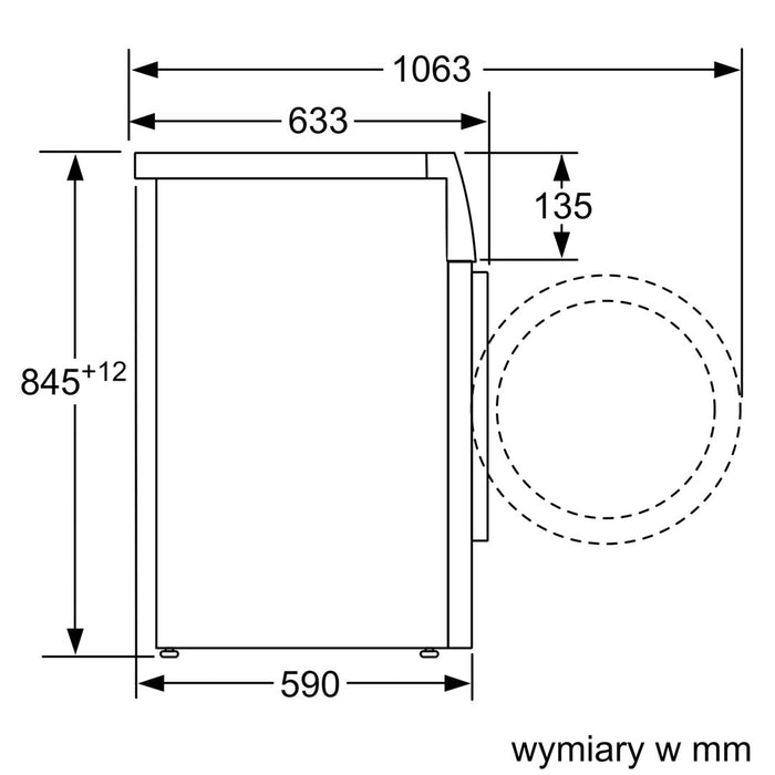 BOSCH WAN2405BPL 8kg 1200 rpm – washing machine