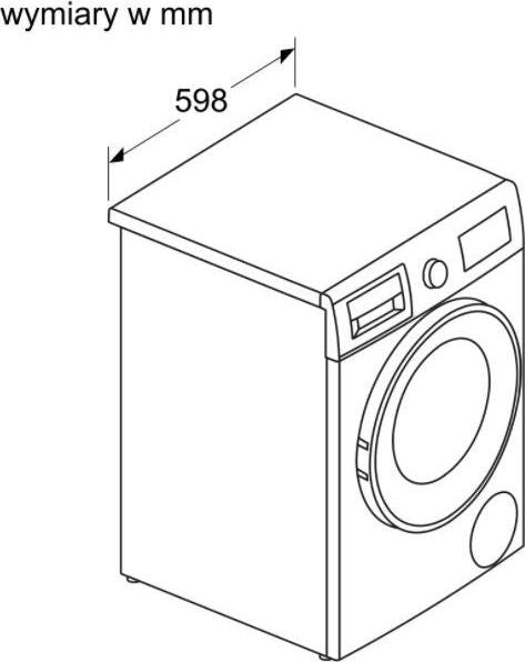 Washer-dryer BOSCH WNA13401PL