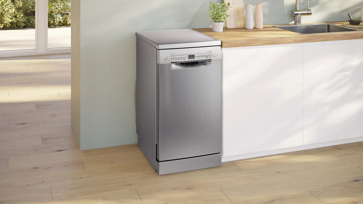 Bosch SPS2HKI02E Freestanding dishwasher 45 cm Brushed steel