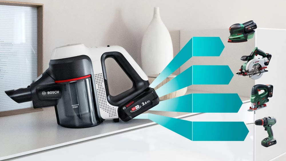 Cordless Vacuum Cleaner BOSCH BCS711XXL White Black
