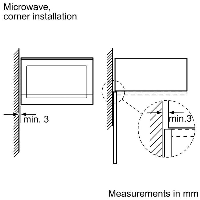 Built-in microwave BOSCH BFL524MW0