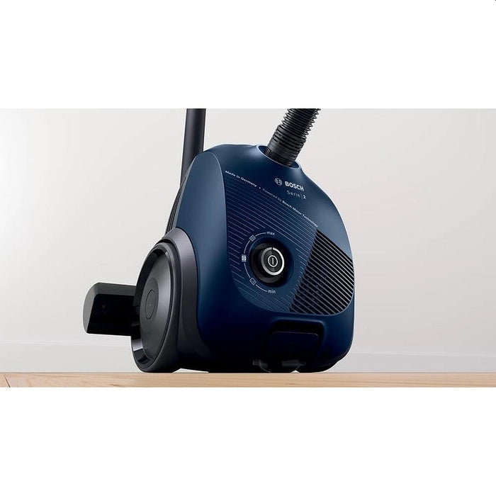 Bosch BGBS2BU1T, Vacuum cleaner with bag 3.5 l, Series 2, 850W, 80 dB(A), blue