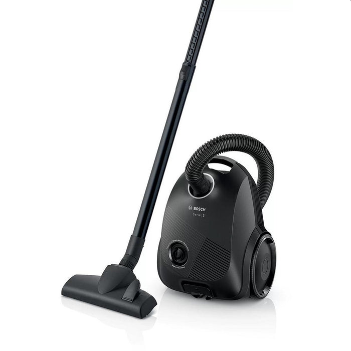 Bosch BGBS2LB1, Vacuum cleaner with bag 3.5 l, Series 2, 600W, 80 dB(A), black