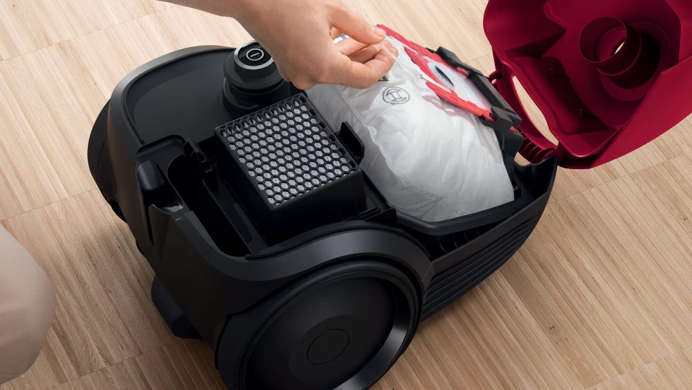 Bosch BGBS2RD1, Vacuum cleaner with bag Red, Series 2