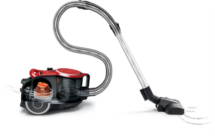 Bosch BGC41Q69  Vacuum Cleaner, Bagless type,  69 dB(A), SilenceSoundSystem, Series 6, red/black