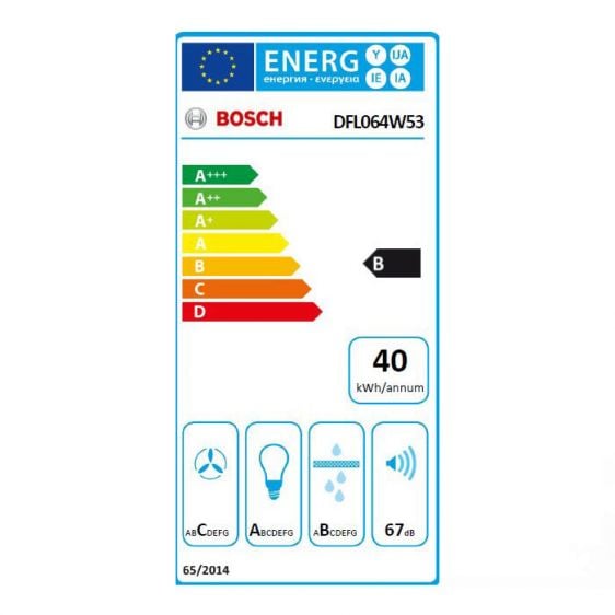 Built-in hood BOSCH DFL064W53