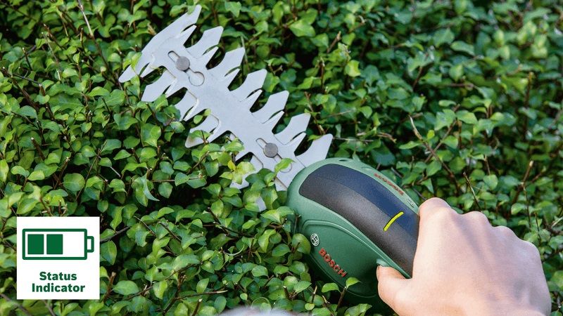 BATTERY GRASS AND SHRUB SHEARS BOSCH EASYSHEAR 3.6 V, 1.50 Ah, WORKING WIDTH WITH SHRUB BLADE 120 mm, WORKING WIDTH WITH GRASS BLADE 80 mm