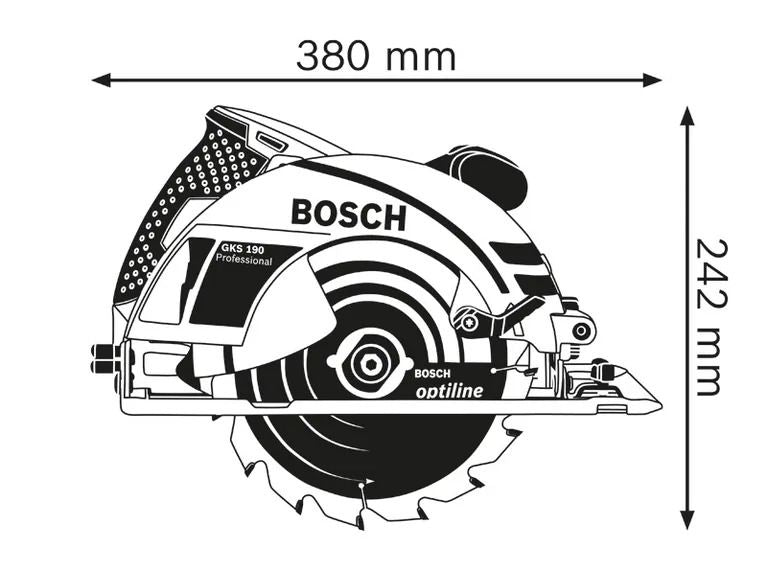 HAND CIRCULAR SAW BOSCH PROFESSIONAL GKS 190