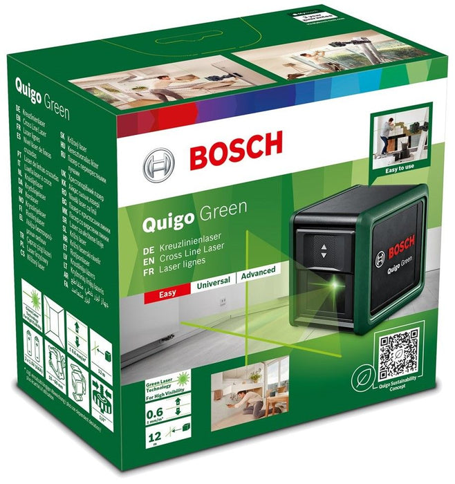 LASER LEVEL BOSCH QUIGO GREEN II