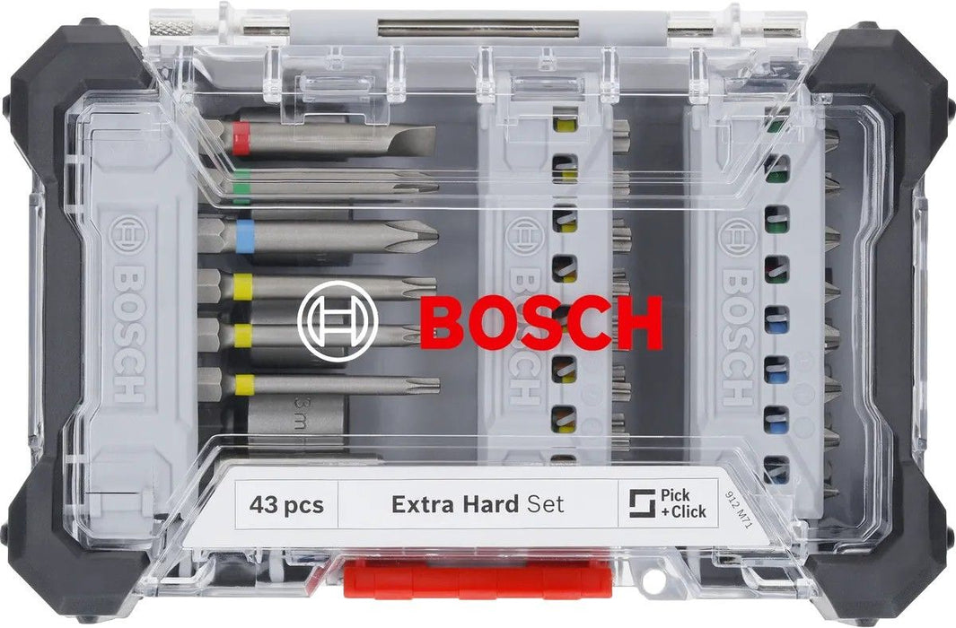 EXTRA HARD BIT SET 43PCS BOSCH