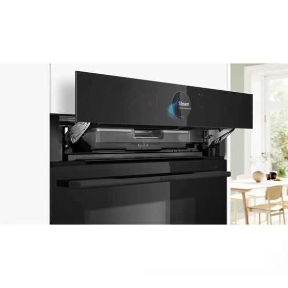 Built-in oven HNG978QB1, 67 l, with steam function and microwave oven 800 W, pyrolysis