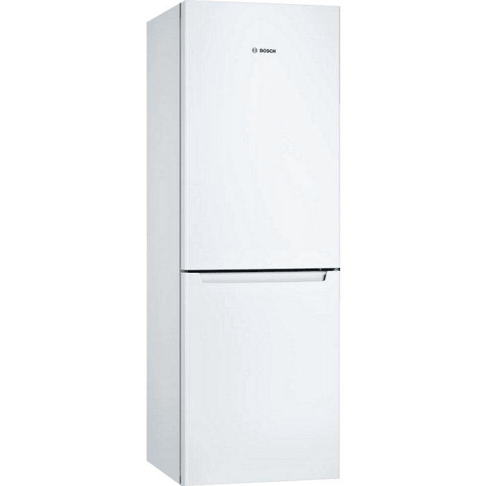 Bosch KGN33NWEB, SER2, FS fridge-freezer NoFrost, E, 176/60/66cm, 282l(193+89), 42dB(D), MultiBox, white, HolidayMode