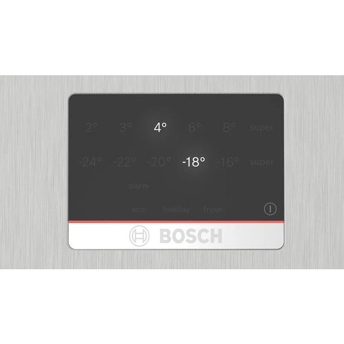 Refrigerator with freezer BOSCH KGN397LDF, 363 l, NoFrost, 203 cm