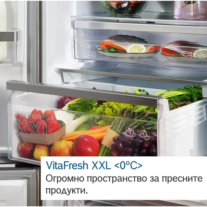 Refrigerator with freezer BOSCH KGN397LEQ
