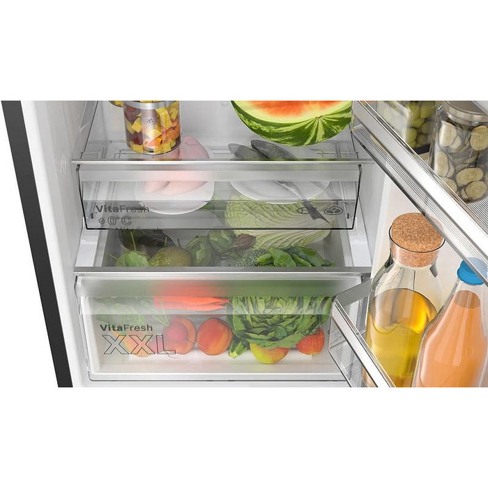 Refrigerator with freezer BOSCH KGN39VXCT