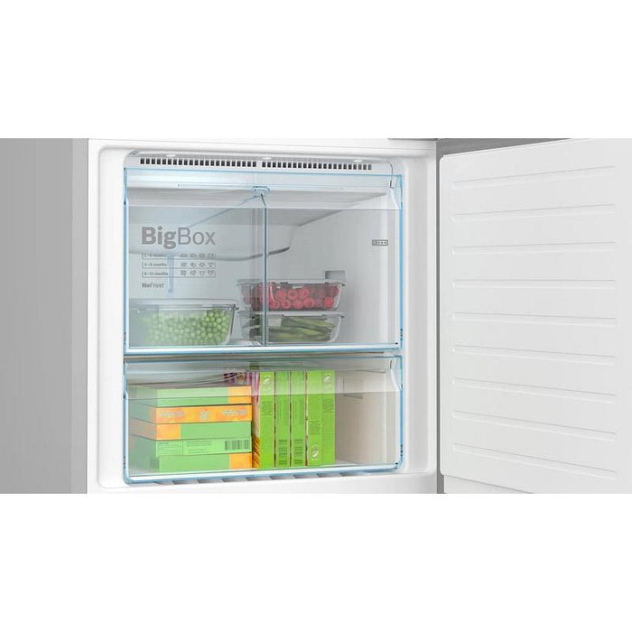 Bosch KGN56XIDR SER4; Free-standing fridge-freezer NoFrost, D, 193/70/80cm, 508l(400+108), 39dB, VitaFresh, PerfectFit, Stainless steel