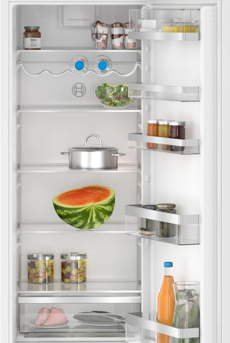 Bosch KIR81ADC0 SER6, BI fridge, C, 177,2cm, 310l, 34dB(B), IC, VitaFresh,  1 VitaFresh 0°, MultiBox XXL, bottle rack, fan, display, SoftClose, flush-folding