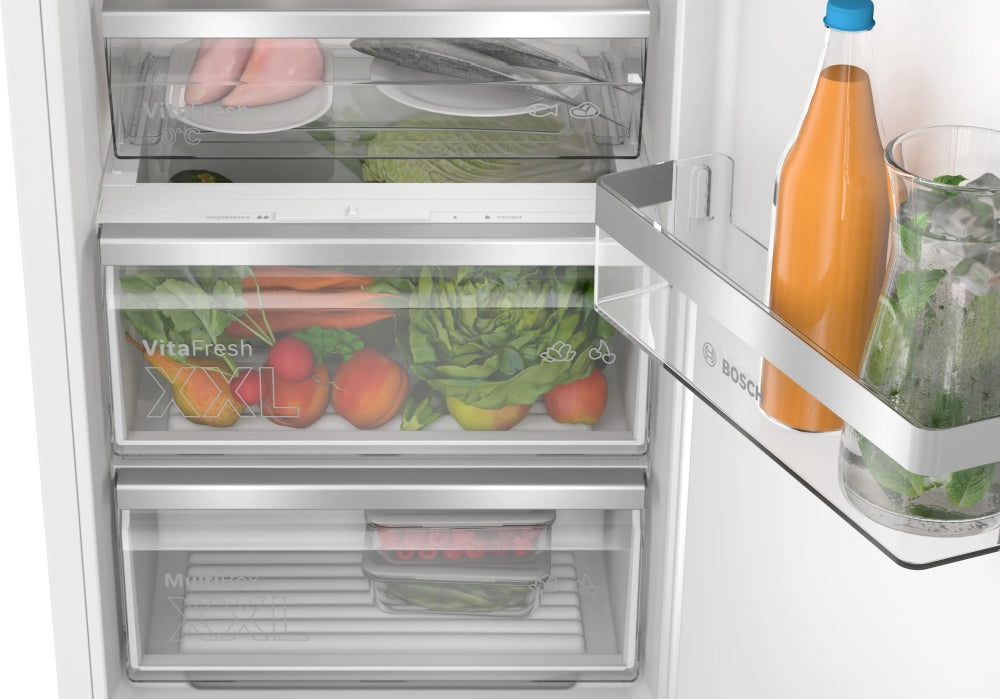 Bosch KIR81ADC0 SER6, BI fridge, C, 177,2cm, 310l, 34dB(B), IC, VitaFresh,  1 VitaFresh 0°, MultiBox XXL, bottle rack, fan, display, SoftClose, flush-folding