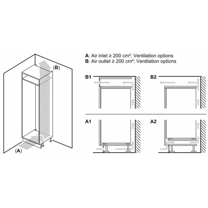 Built-in refrigerator BOSCH KIR81VFE0