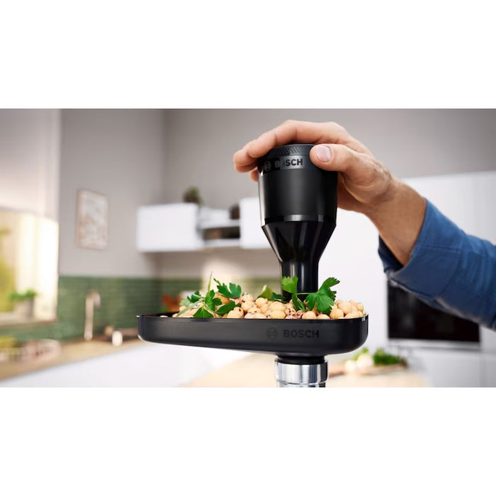 Bosch MFWS440B, Meat mincer - MultiPower 1900 W, Planetary gearbox, 2,5 kg/min, kebbe attachment, sausage attachment, reverse function, Black