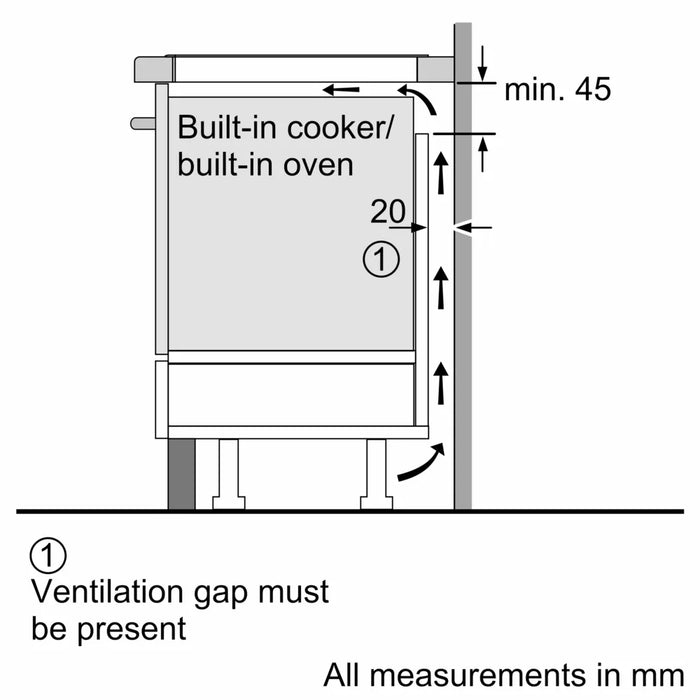 Built-in hob BOSCH PID631HC1E, induction