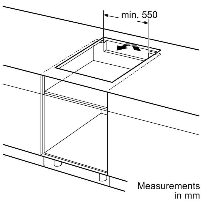 Built-in hob BOSCH PID631HC1E, induction