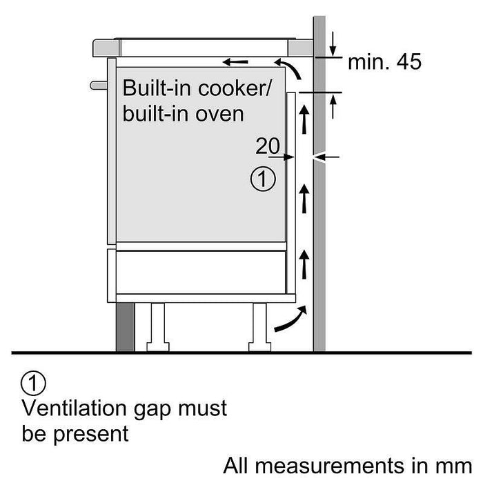 Built-in worktop BOSCH PUC611AA5E