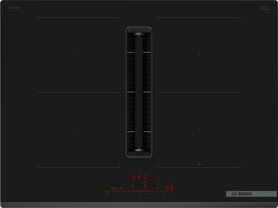 Induction hob with built-in ventilation BOSCH PVQ731H26E
