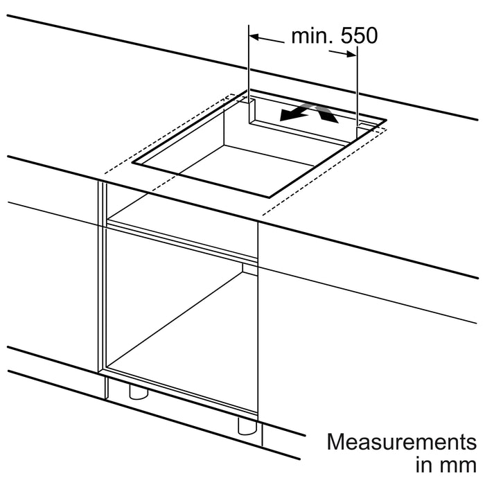 Built-in hob BOSCH PXY675DC1E